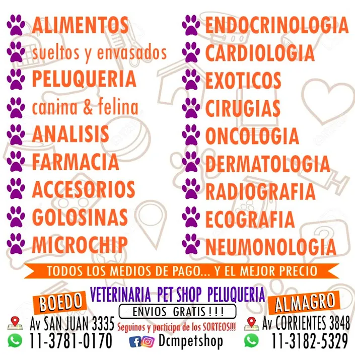 DCM Pet Shop veterinaria y peluquería